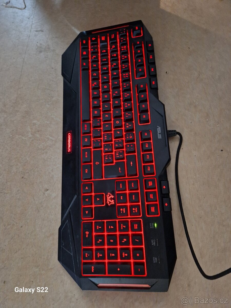 ASUS Cerberus US Layout Klávesnice 550 - 3