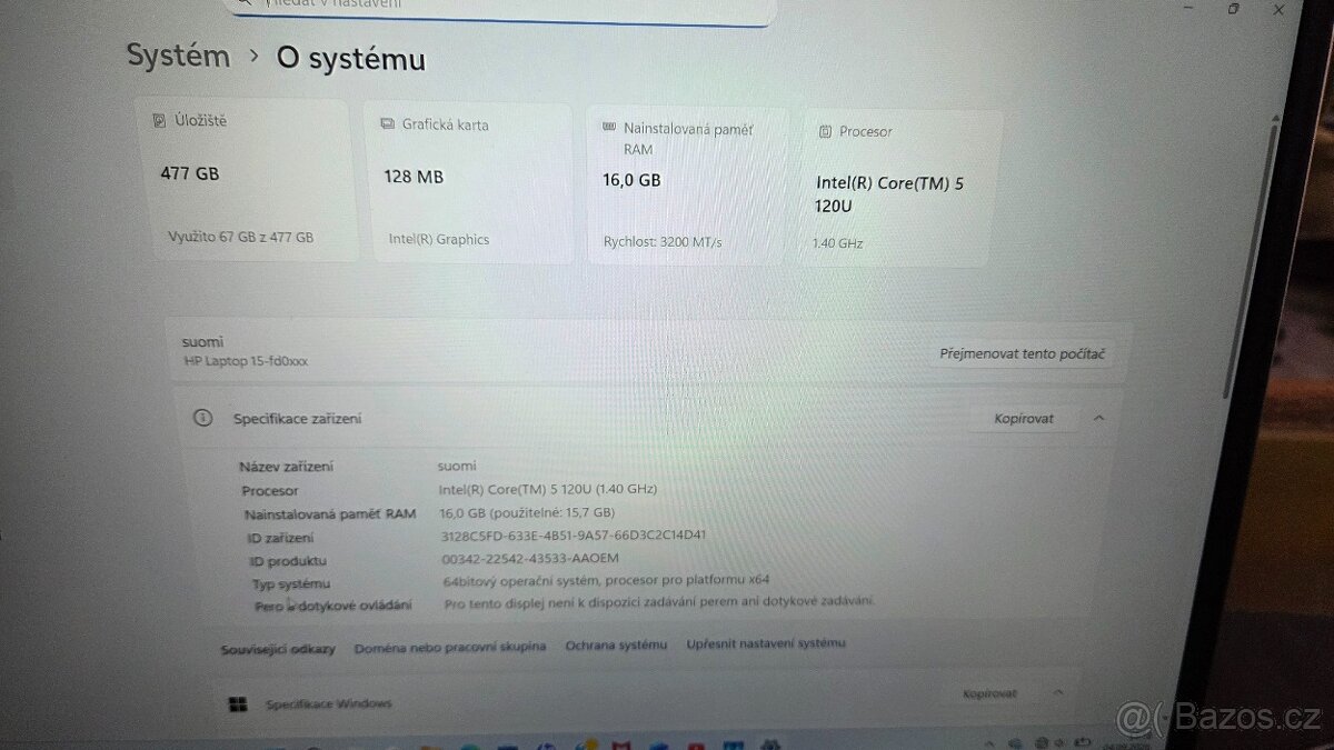 Notebook HP 15-fc0620nc - 3