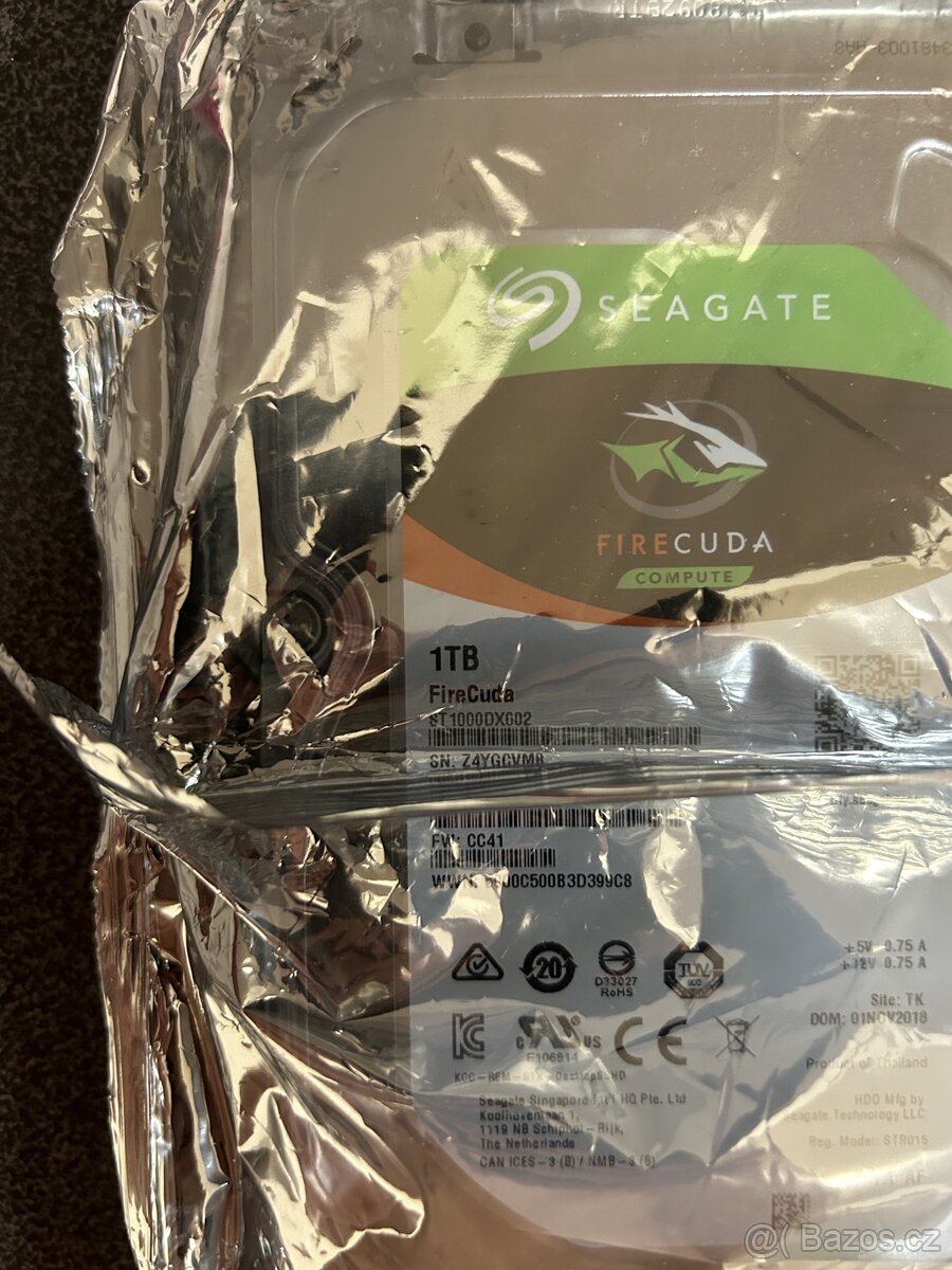 Seagate FireCuda 1TB, 3,5" - 3