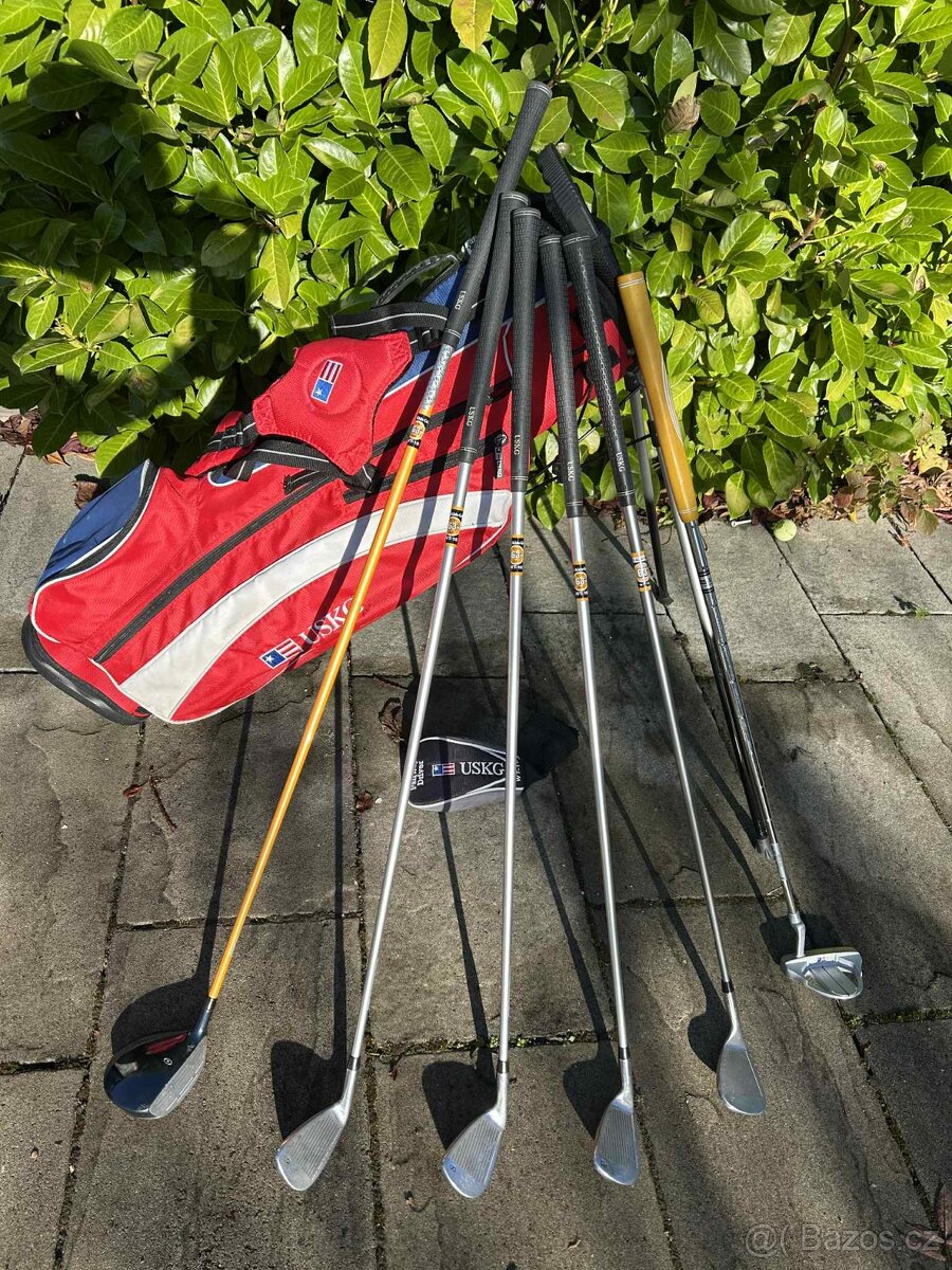 Prodám golfový set US Kids Golf, 63", 157 až 169cm - 3