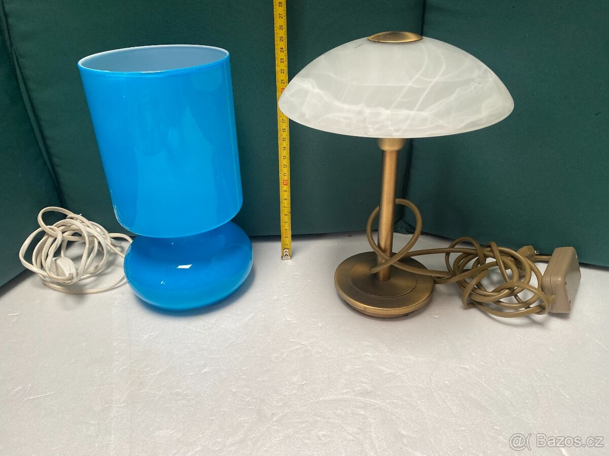 retro svítidel – sklo, mosaz, IKEA LYKTA - 3