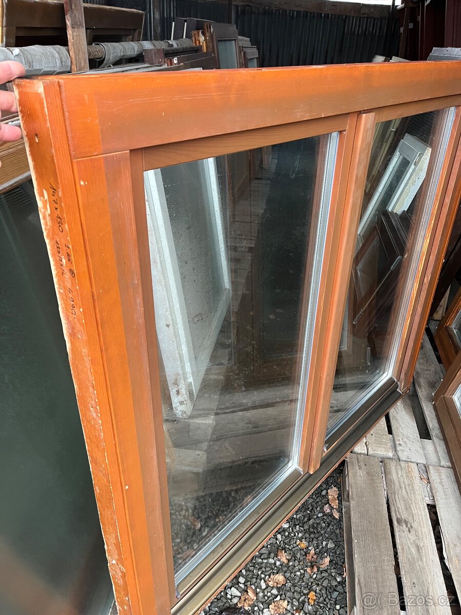 PĚKNÉ EUROOKNO DVOUKŘÍDLÉ 147x130 PLZEŇ - 3