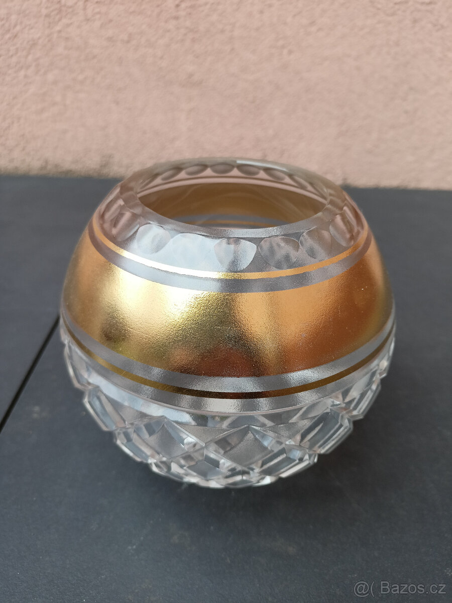 Retro skleněná dóza - 3