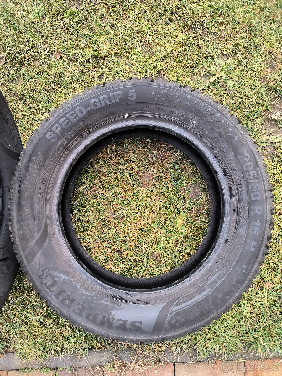 4 zimní pneumatiky 205/60/16 SEMPERIT - 3