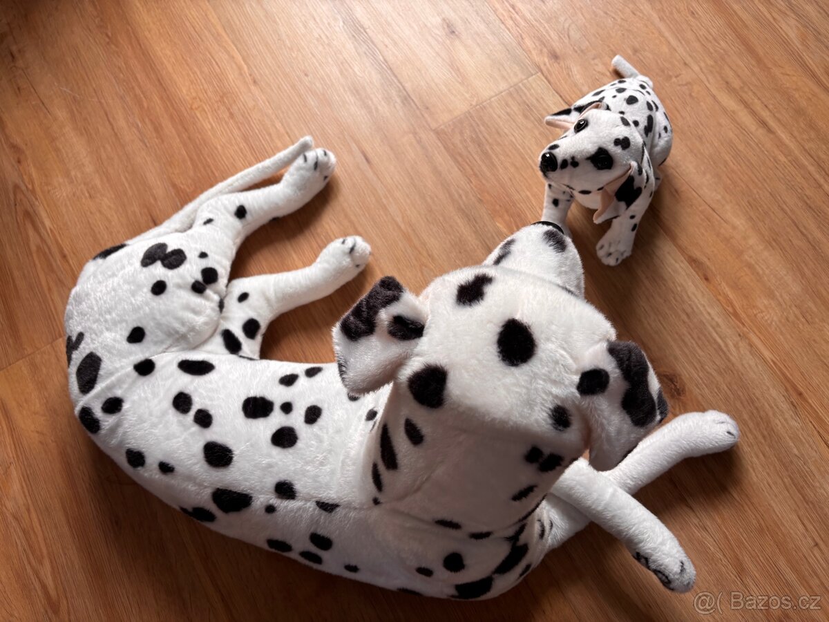Plyšový pes dalmatin se štěnětem - 3