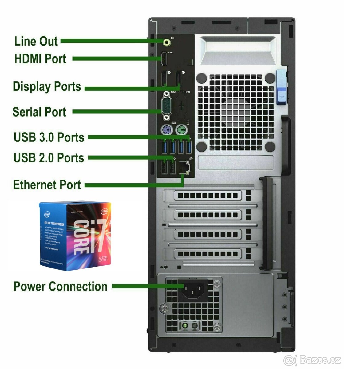 DELL i7 6700,16GB DDR4,SSD,HDD,Windows 11,záruka - 3