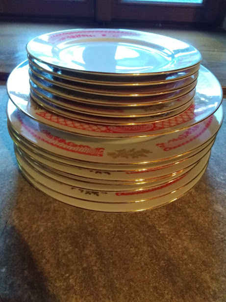 Talíře retro . - 3