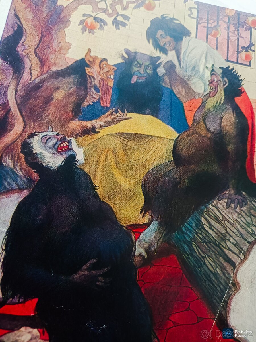 Kniha POHÁDKY BOŽENY NĚMCOVÉ rok vydání 1947, cca 200 stran, - 3