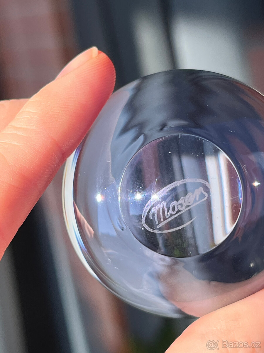 Moser Culbuto 6x odlivka 30ml, alexandritové sklo - 3