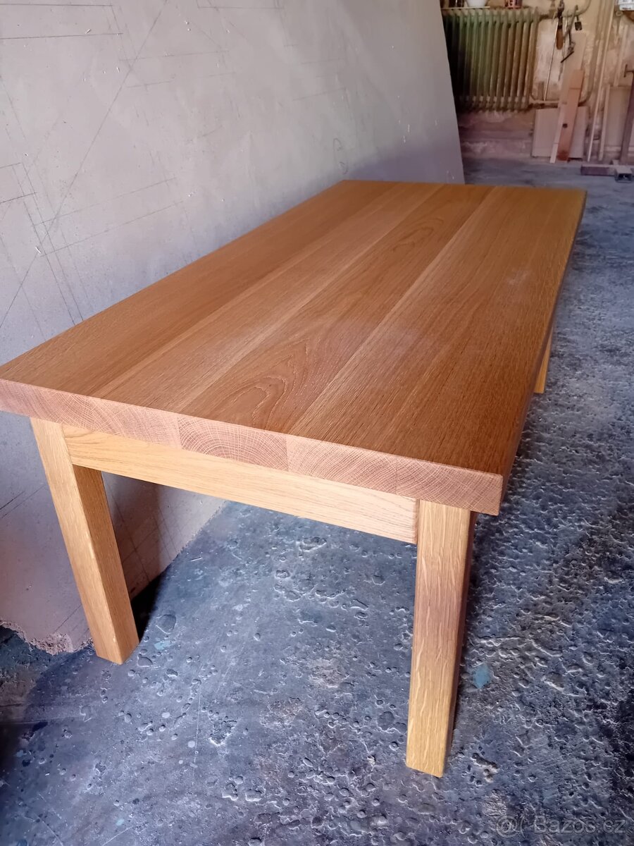 Konferenční stolek z dubu - 3