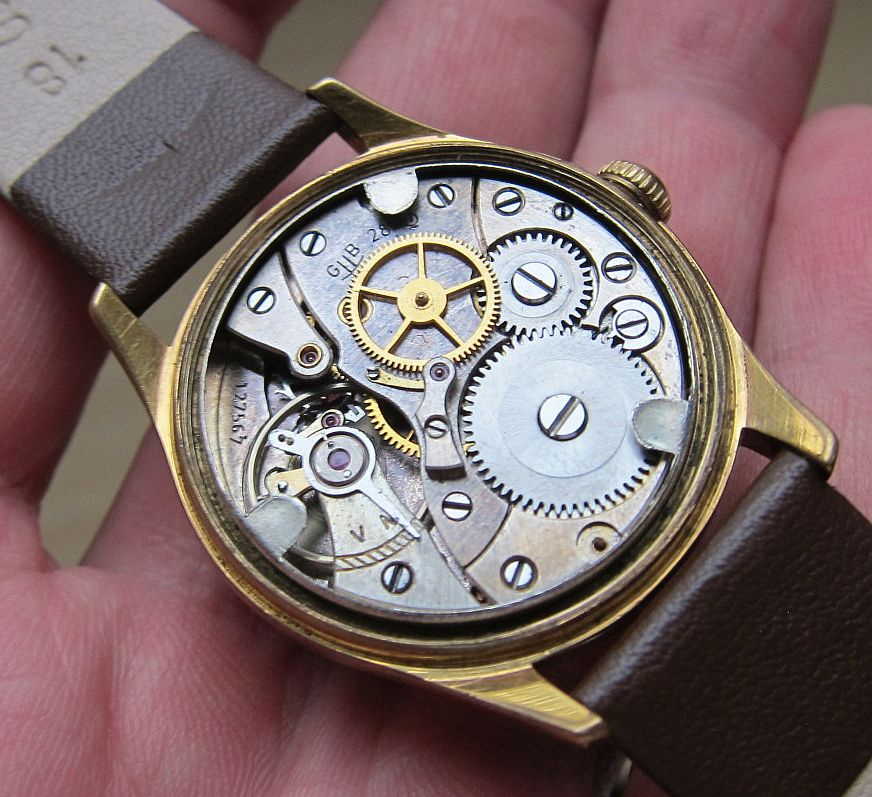 Německé hodinky GUB GLASHÜTTE Q1 A.Lange&Söhne cal.28 + box - 3