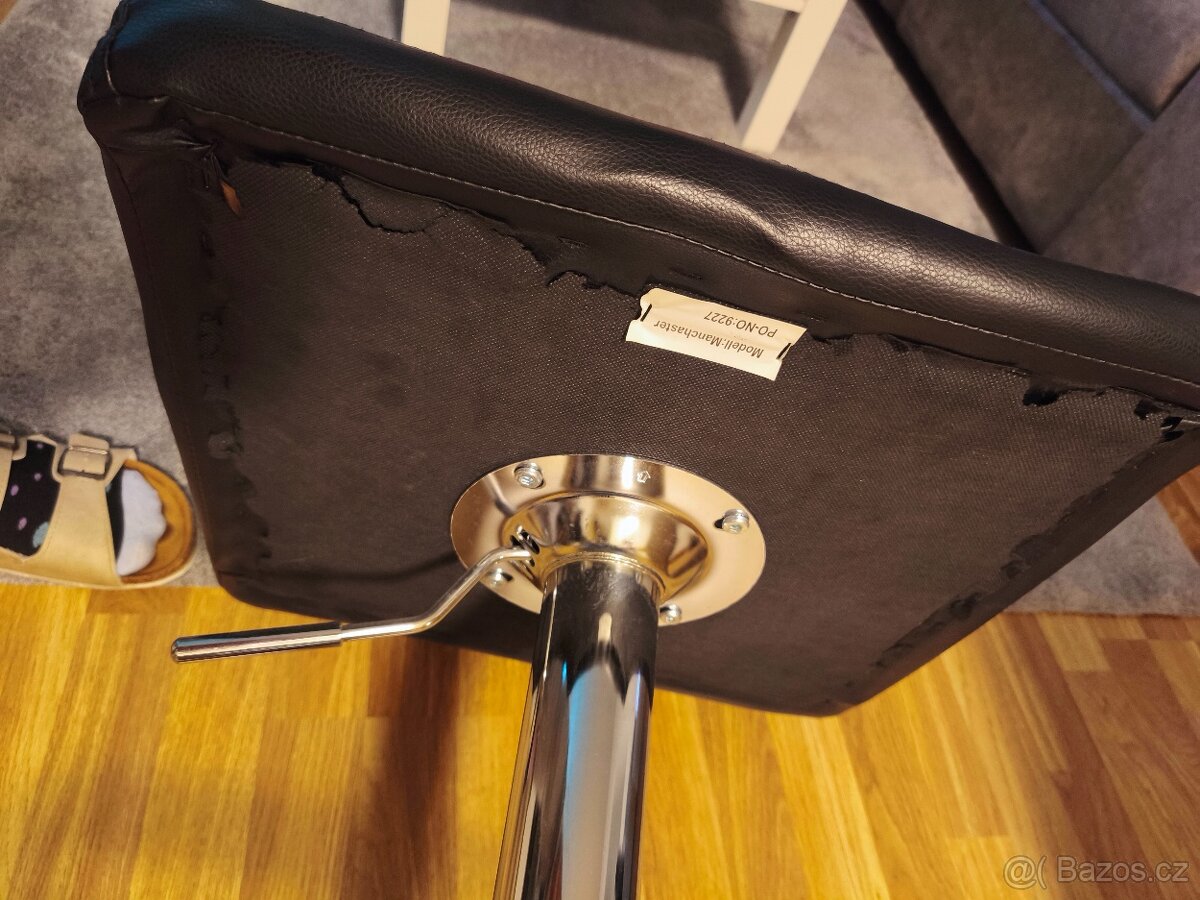 Barové židle 2ks (top stav) - 3