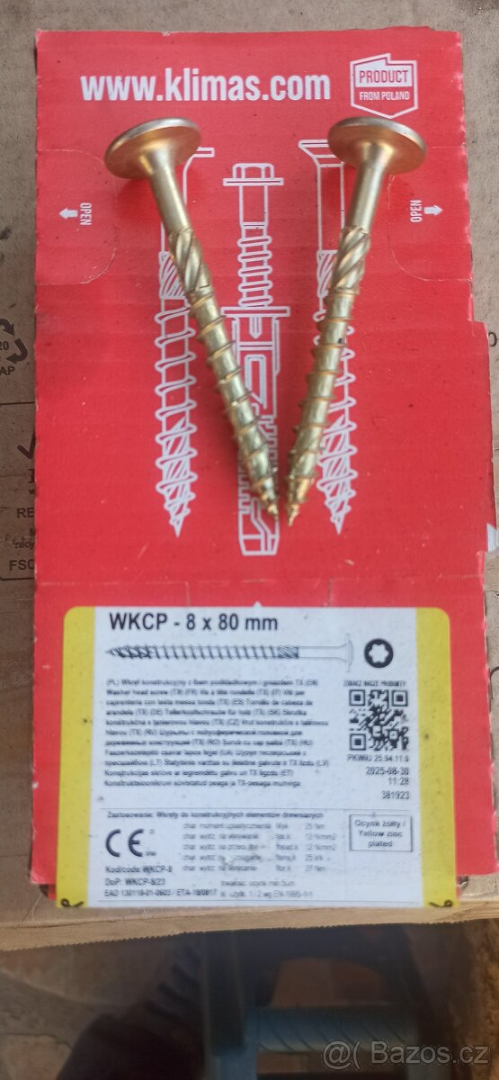 prodám šrouby do dřeva - 3