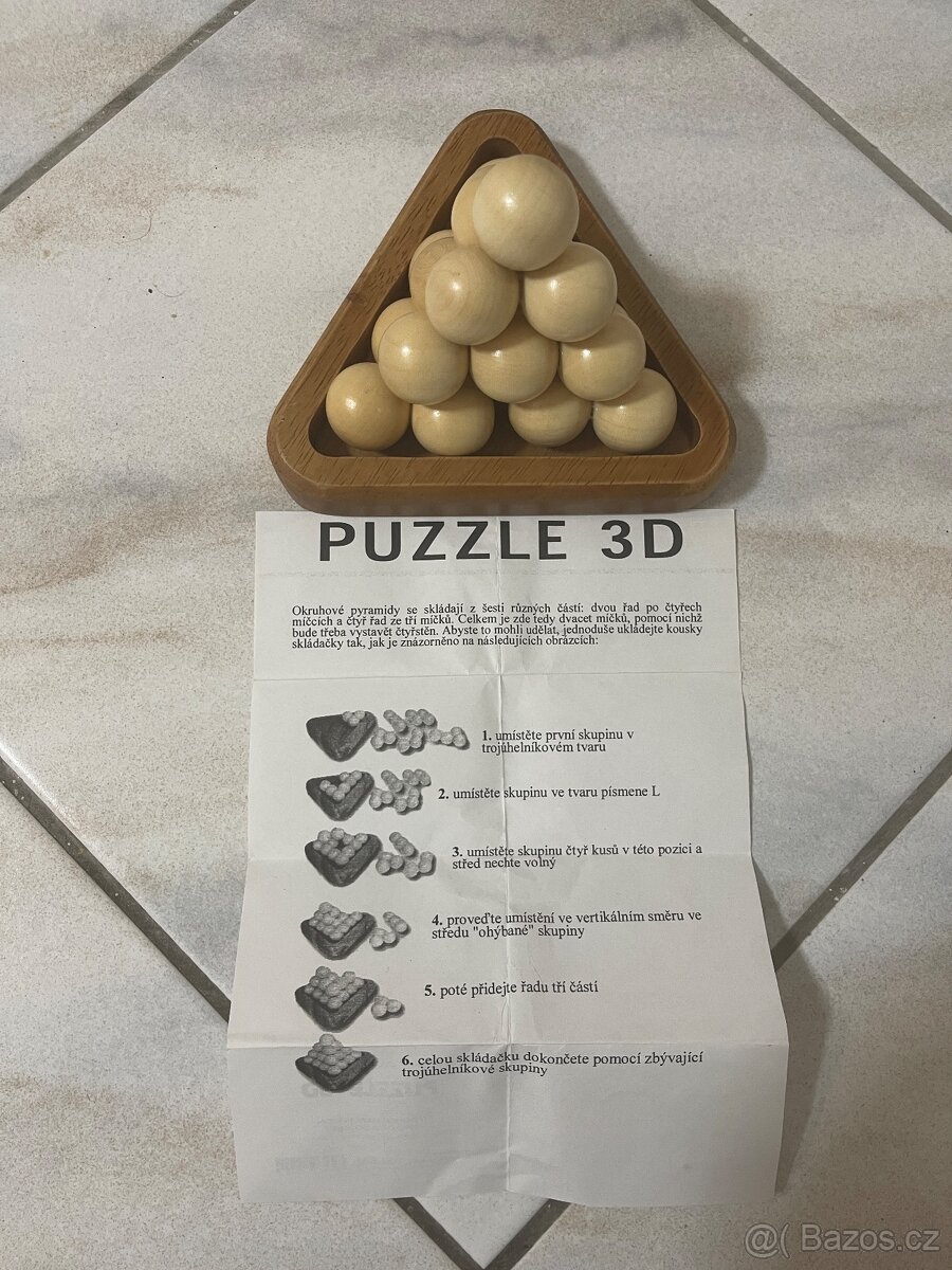 Dřevěný hlavolam. - 3