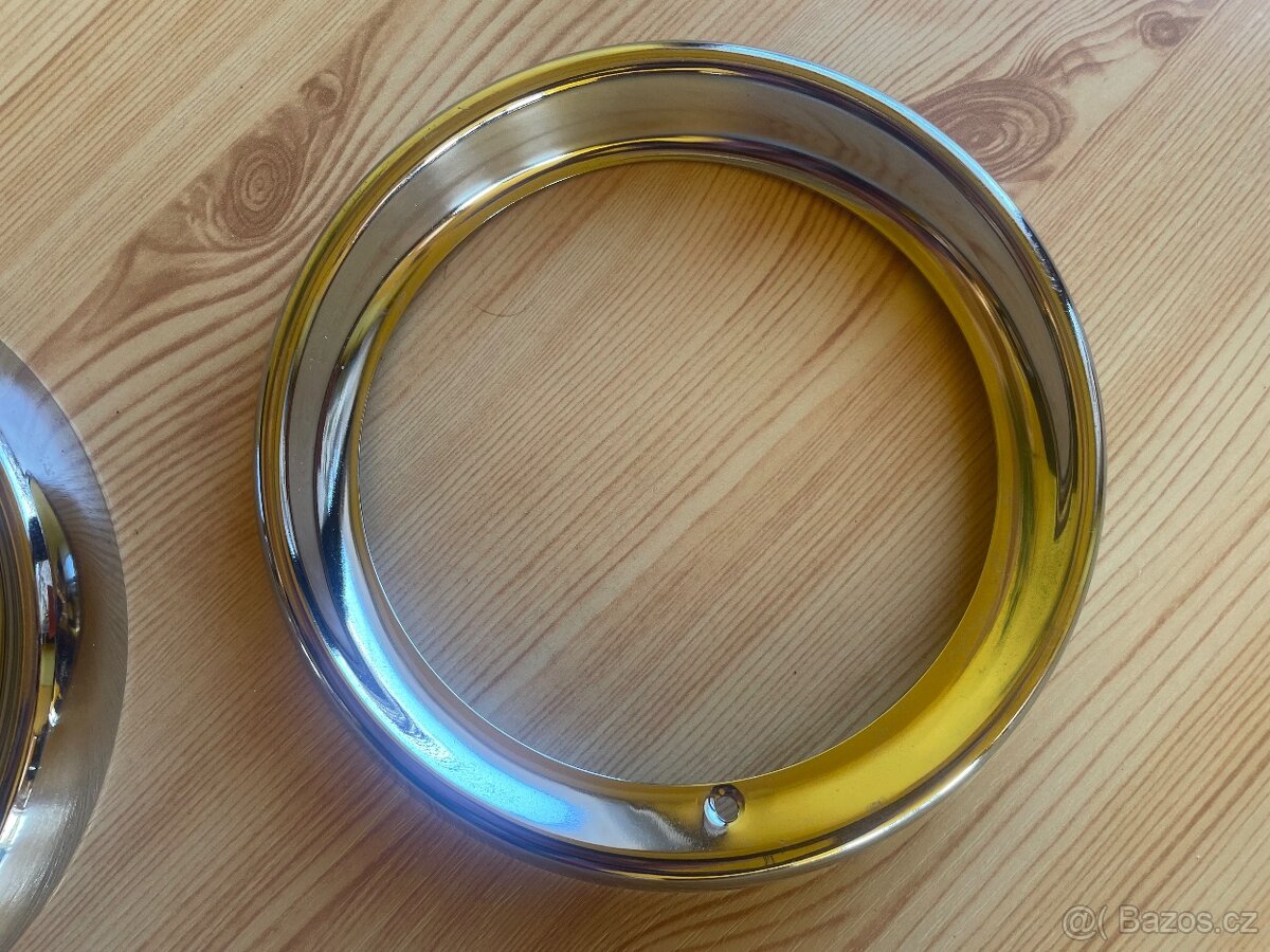 Chromované obroučky předních světel škoda 1000mb - 3