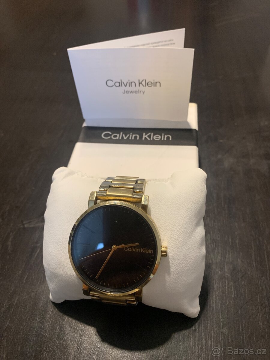 Pánské hodinky calvin klein pozlacené - 3