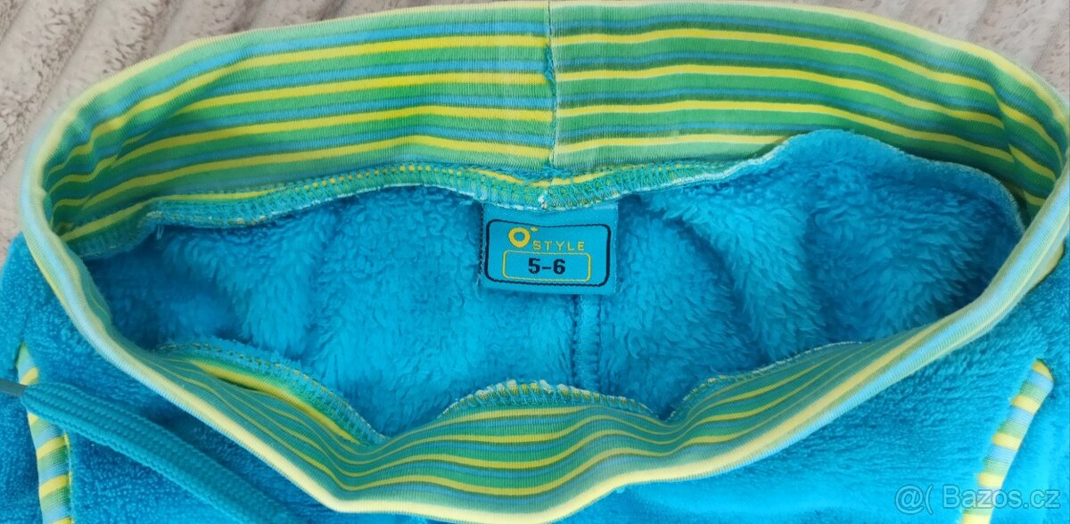 Dětské fleec kalhoty/tepláky O Style věk 5-6 - 3