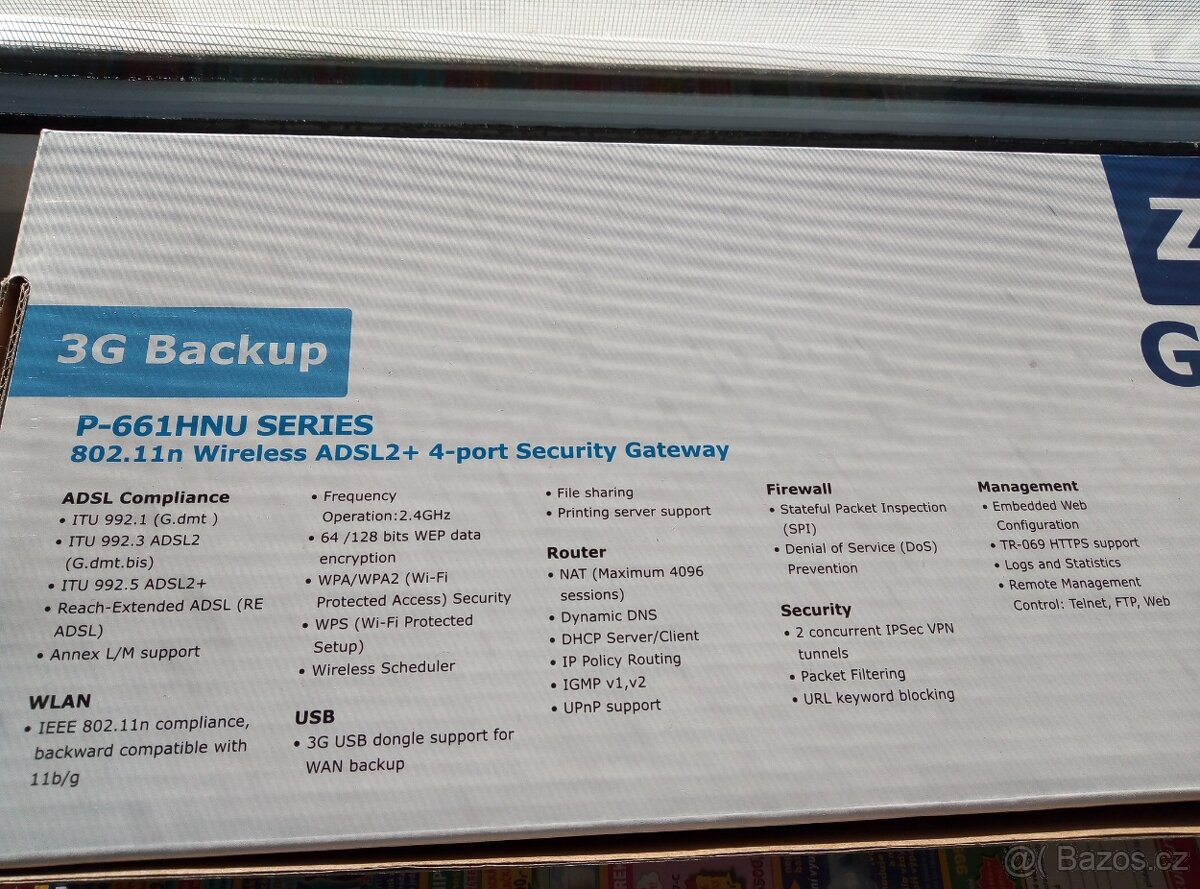 Prodám ADSL router (sleva) - 3