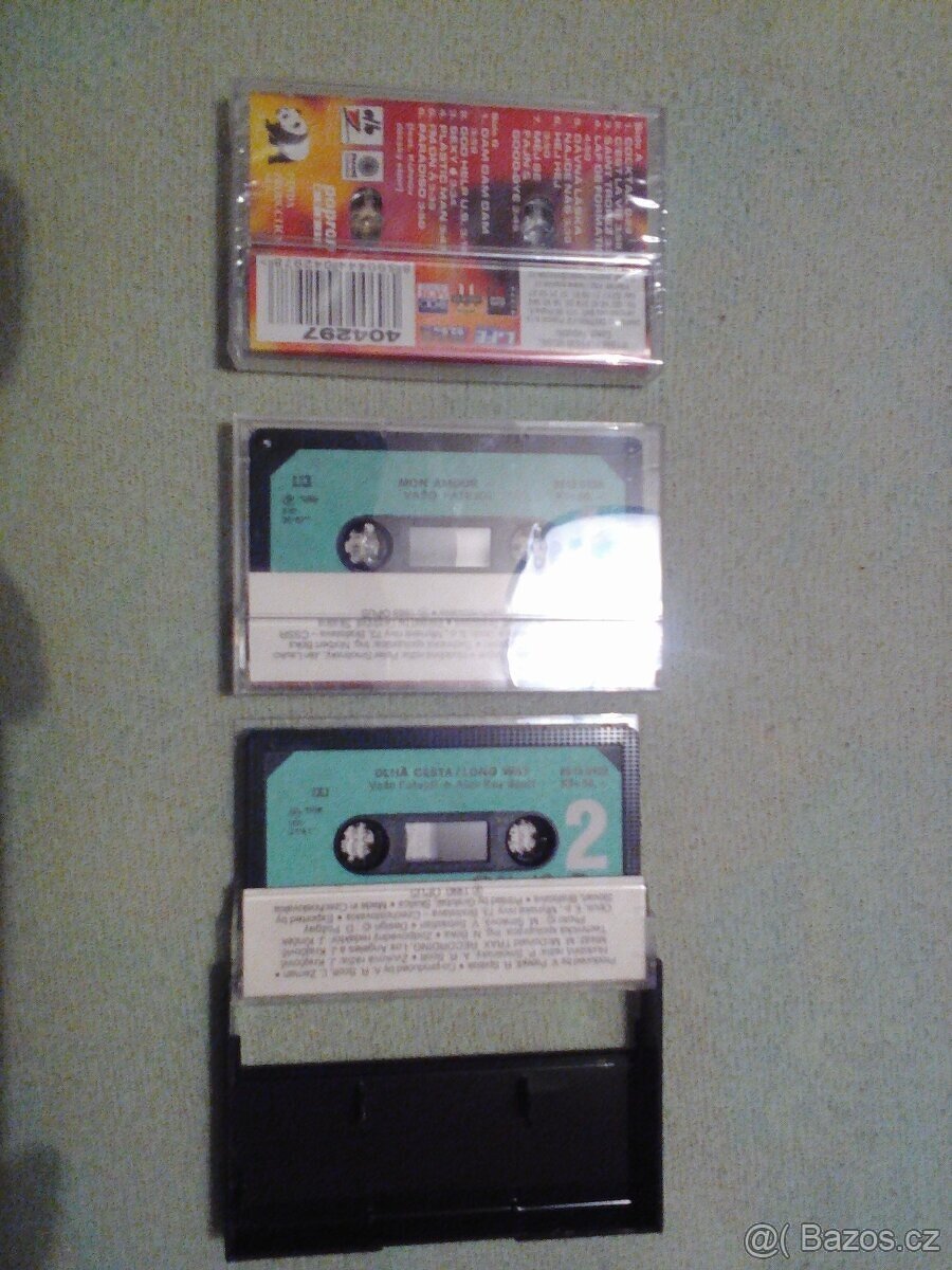 MC magnetofonové kazety nové,originální,některé nerozbalené - 3