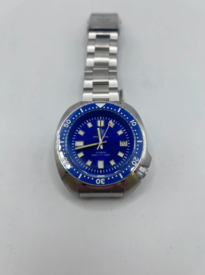 Steeldive 1970 modré - 3