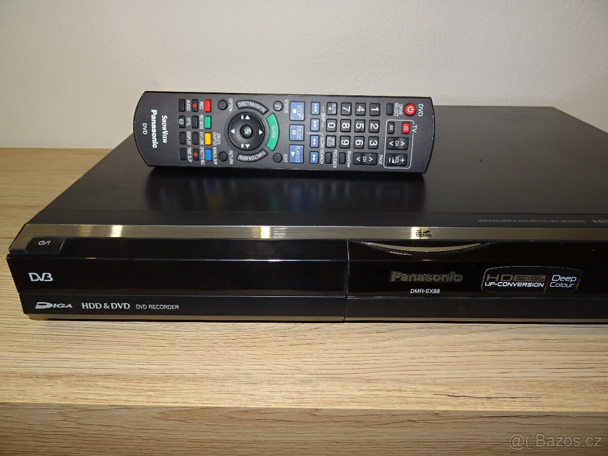 PANASONIC DMR-EX88 - DVD a HDD rekorder - 400 GB, HDMI, USB - 3
