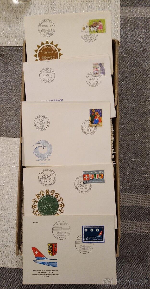 Postovni obalky Svycarsko - 3