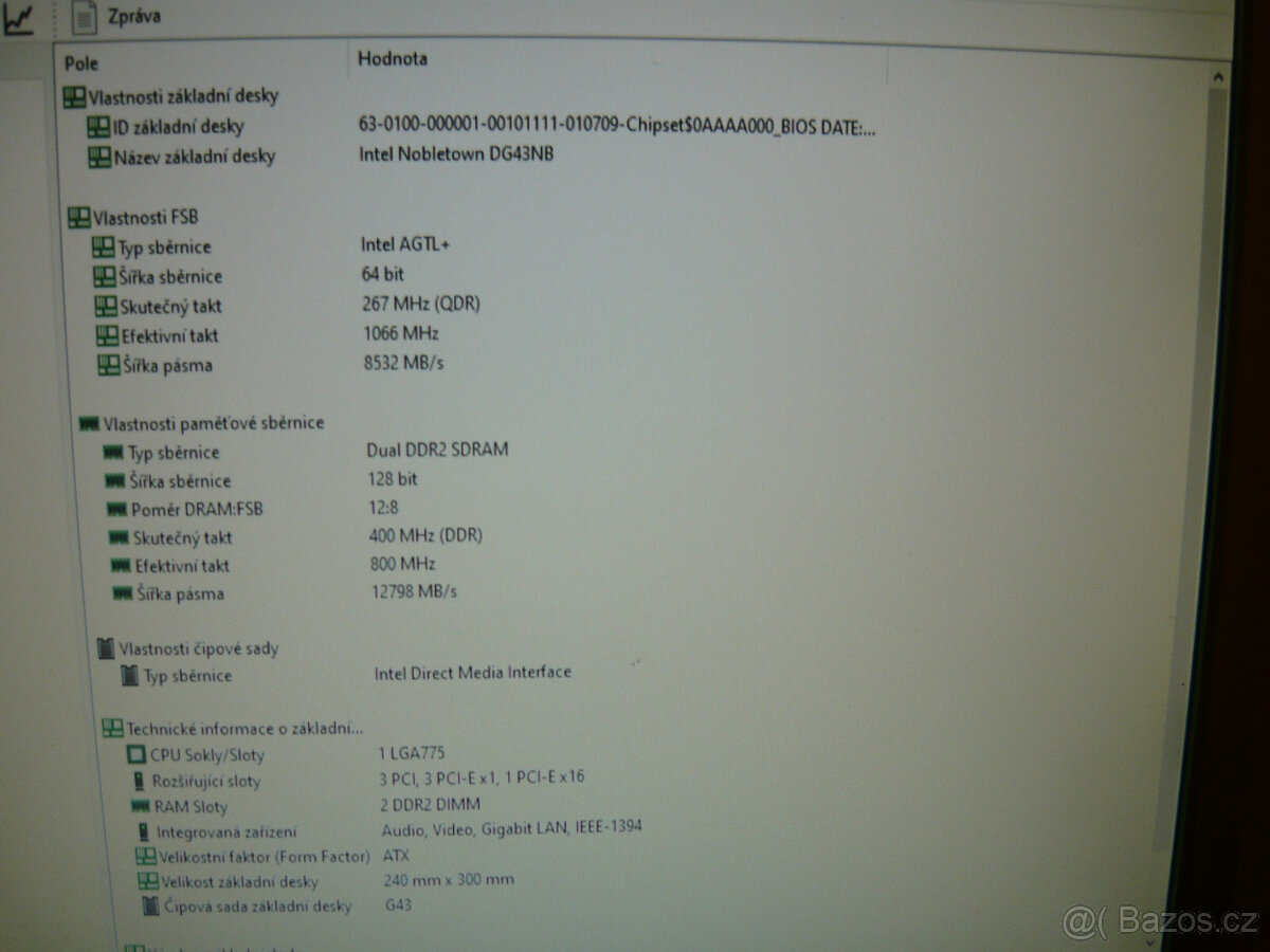 Intel DG43NB socket 775 - 3