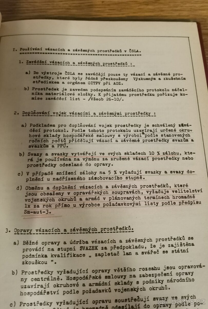 Katalog vázacích a závěsných prostředků - 3