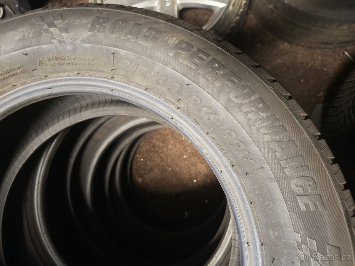Sada letních pneumatik 215/60 r16 - 3