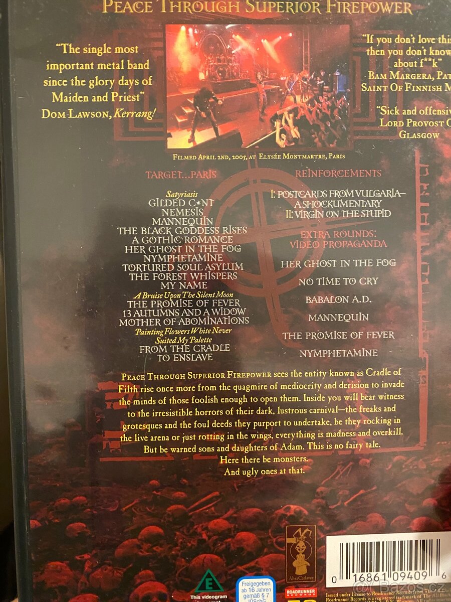 Cradle Of Filth - Peace Through Superior Firepower - 3