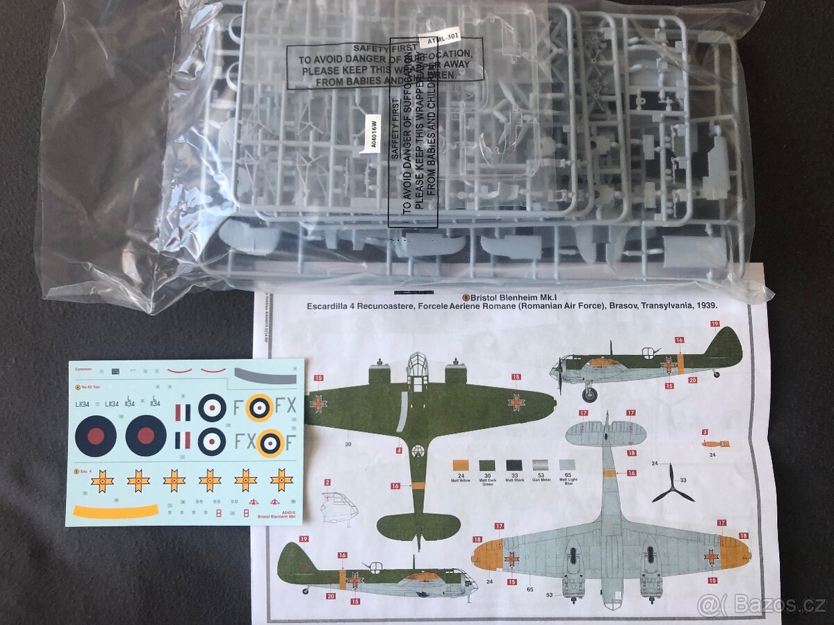 Plastikové modely letadel 1:72 - 3