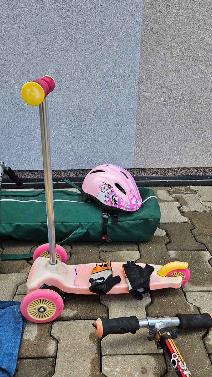 Koloběžky, helma, stan,... - 3