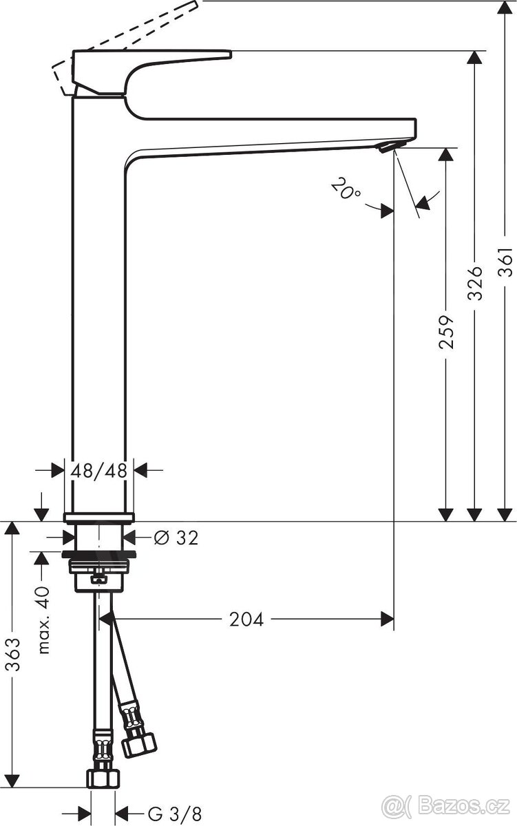 Hansgrohe Metropol - Umyvadlová baterie - 3