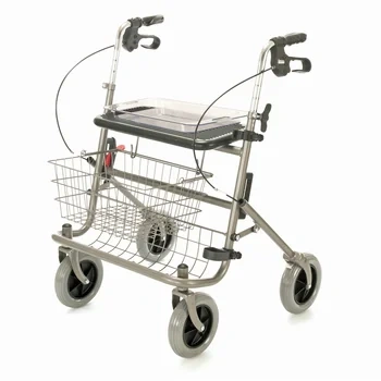 Skládací čtyřkolové chodítko DMA, nosnost do 120 kg - 3