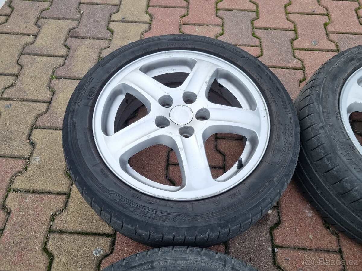 Prodám alu 15 + pneu Dunlop 195/50 - 3