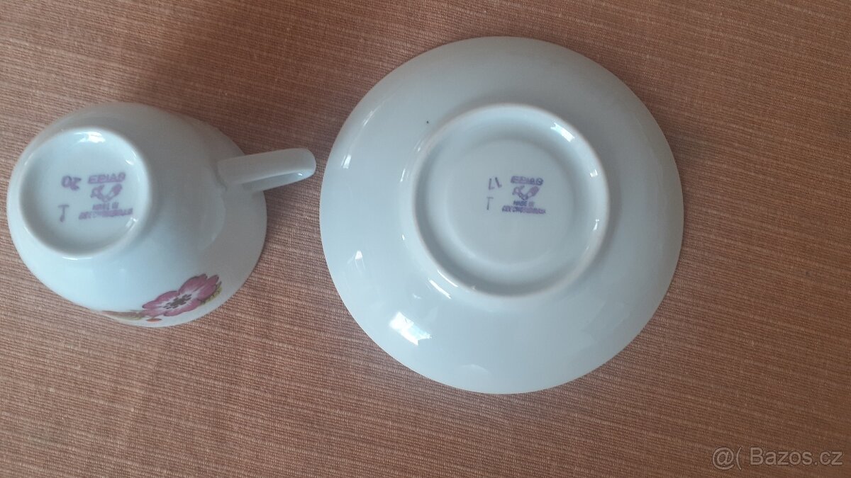 porcelánový servis - retro - 3