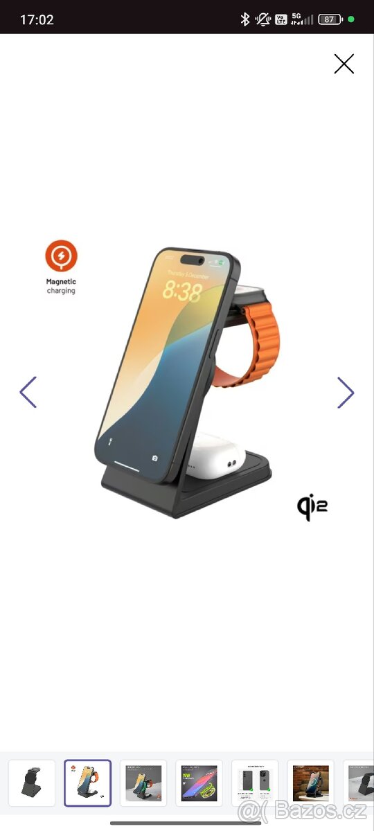 FIXED MagPowerstation 3v1 magnetický stojánek pro iPhone - 3