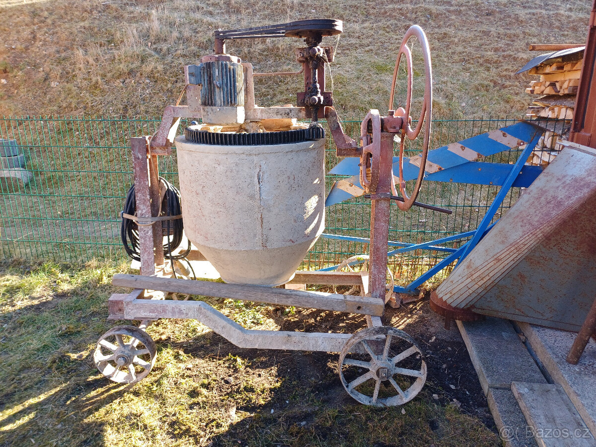 Míchačka na beton maltu - 3