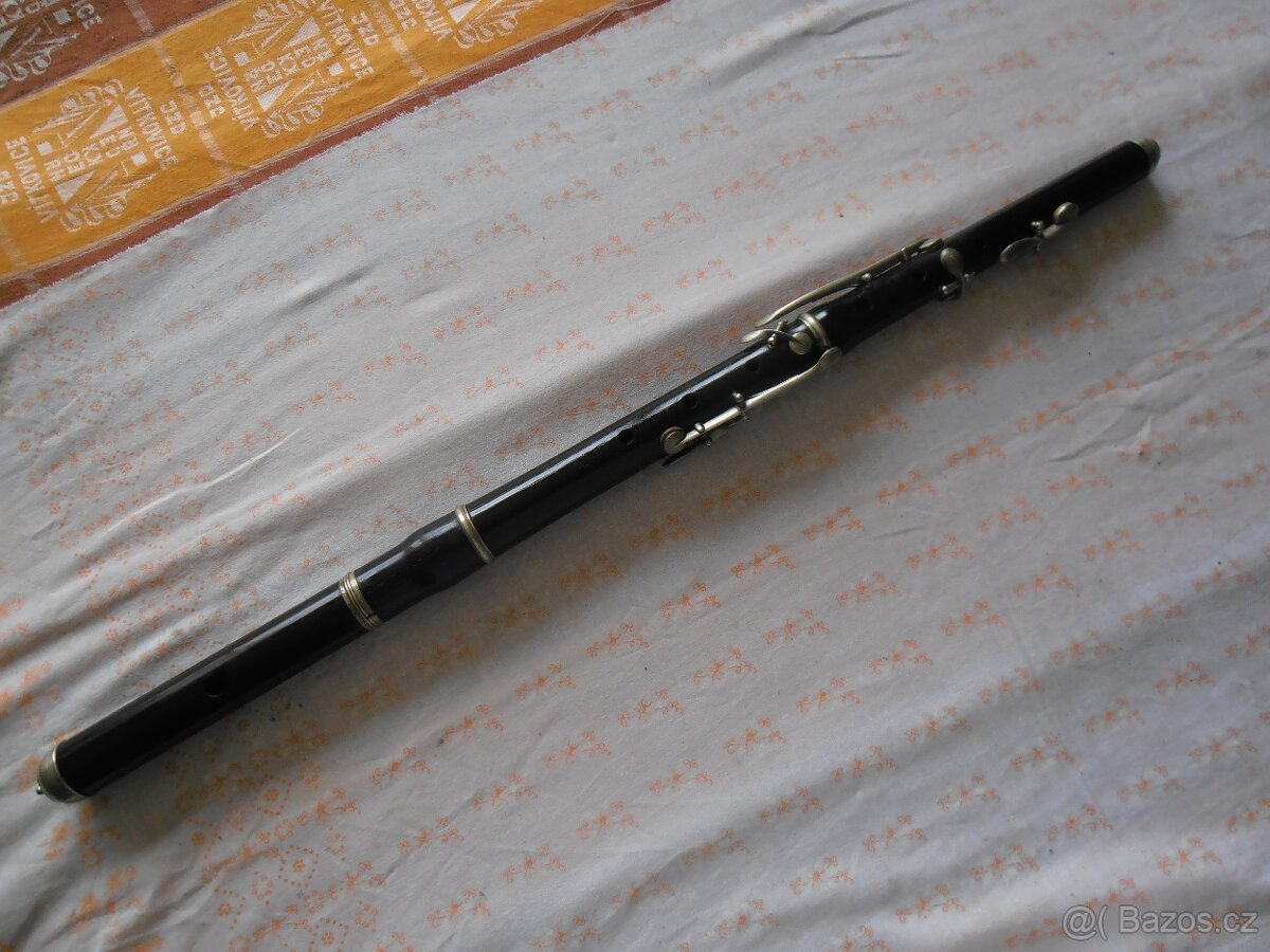 Flétna příčná, materál eben, kompletní - 3