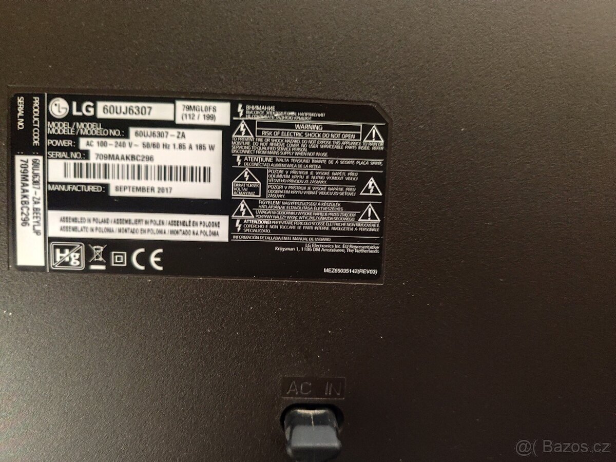 Smart televize LG 60" - 3