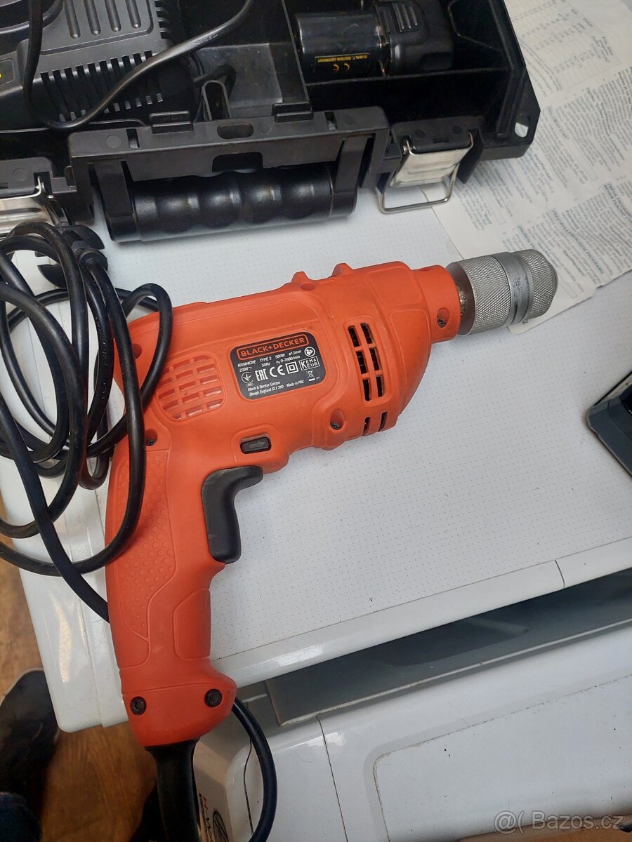 Vrtačka Black Decker KR504CRE. Příklep. Nová. - 3