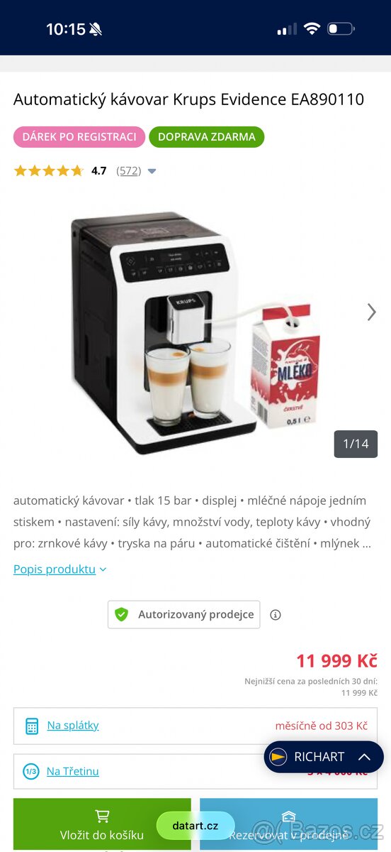 Kavovar Krups evidence - 3