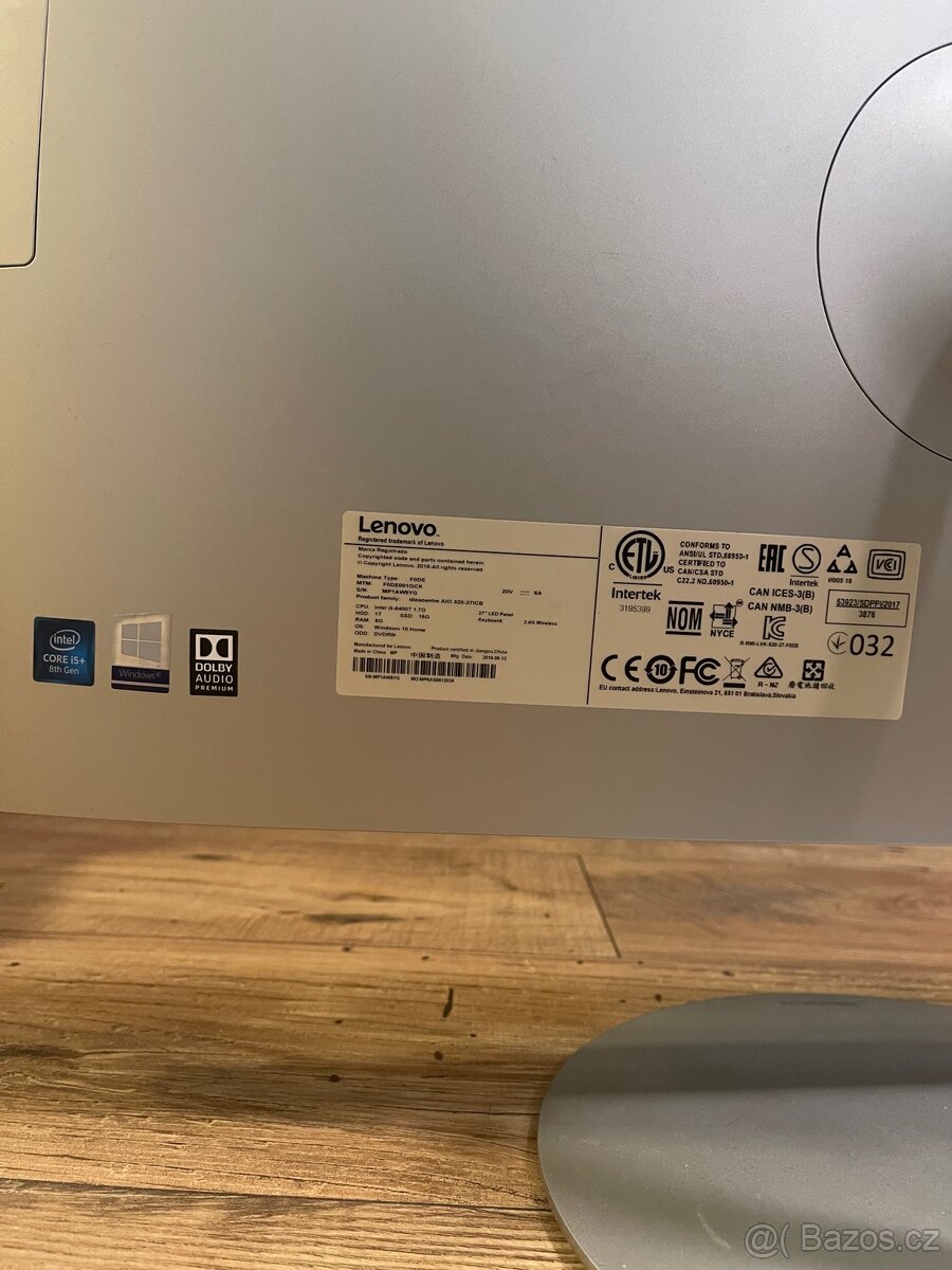 Lenovo IdeaCentre 520-22IKU Silver - 3
