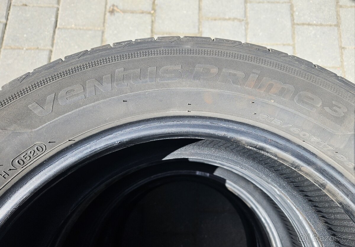 4ks Hankook Ventus Prime 3 - 215/60 R17 - 3