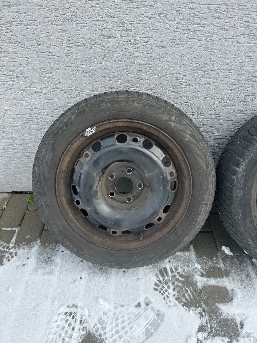 Plechové disky Škoda Fabia 5x100 r15 zimní - 3