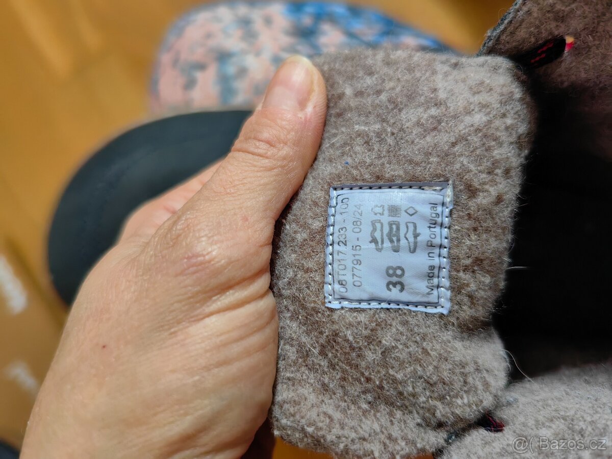 Zimní barefoot kožené boty s membranou Koel - 3