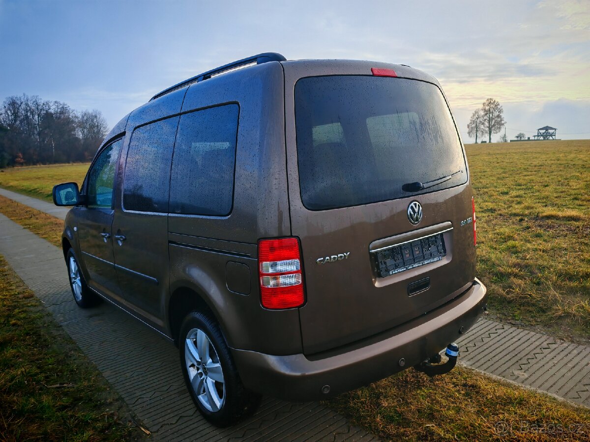 Vw Caddy 2.0tdi 103kw, klima, tažné, dovoz. - 3