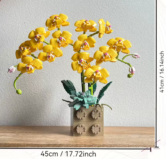 Stavebnice: Orchidej dílku 1369 - 3