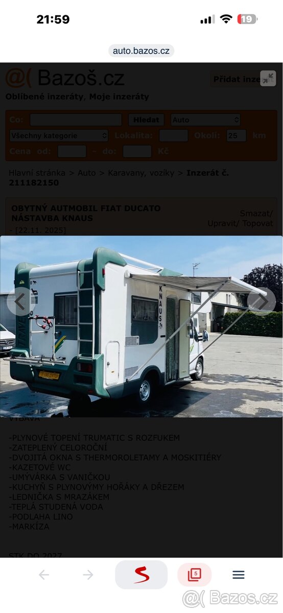 Obytné auto Fiat Ducato - 3