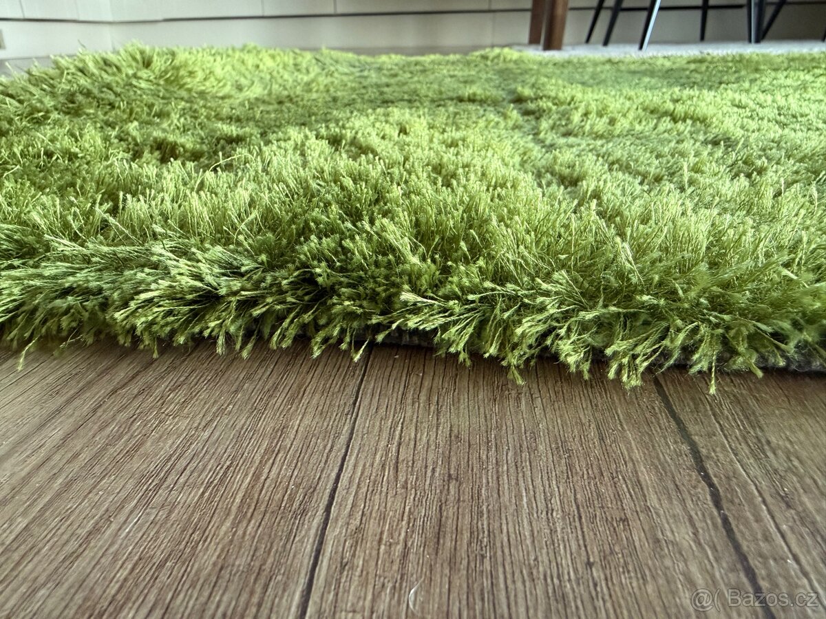 Kusový koberec zelený 170x120 cm - 3